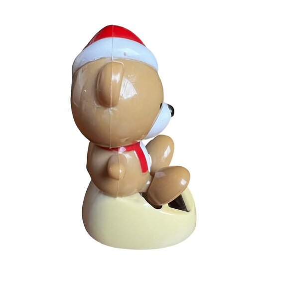 Christmas Teddy Bear Solar Powered Works - Picture 2 of 6